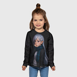 Лонгслив детский Эмилия реализм, цвет: 3D-принт — фото 2