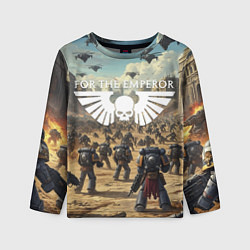 Детский лонгслив Warhammer 40k поле боя