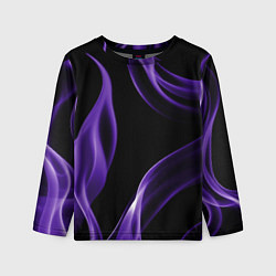 Лонгслив детский Purple abstraction, цвет: 3D-принт