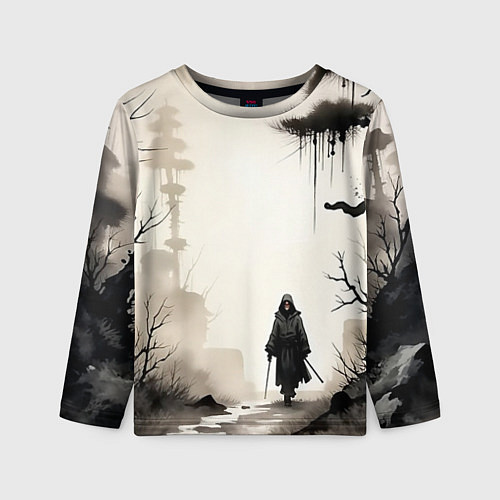 Детский лонгслив Путник / 3D-принт – фото 1