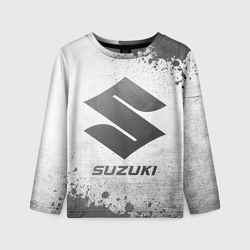 Детский лонгслив Suzuki - white gradient / 3D-принт – фото 1