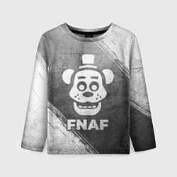 Детский лонгслив FNAF - grey gradient
