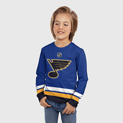 Лонгслив детский St Louis Blues - NHL team, цвет: 3D-принт — фото 2