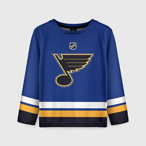Детский лонгслив St Louis Blues - NHL team / 3D-принт – фото 1