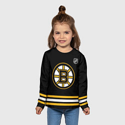 Лонгслив детский Бобби Орр - Бостон Брюинз, цвет: 3D-принт — фото 2