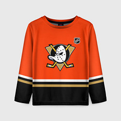 Детский лонгслив Анахайм Дакс хоккей