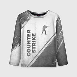 Лонгслив детский Counter Strike - white gradient вертикально, цвет: 3D-принт