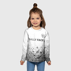 Лонгслив детский Sally Face - white gradient посередине, цвет: 3D-принт — фото 2