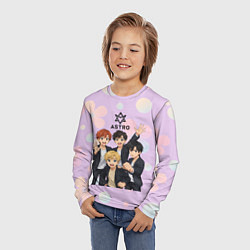 Лонгслив детский Astro anime, цвет: 3D-принт — фото 2