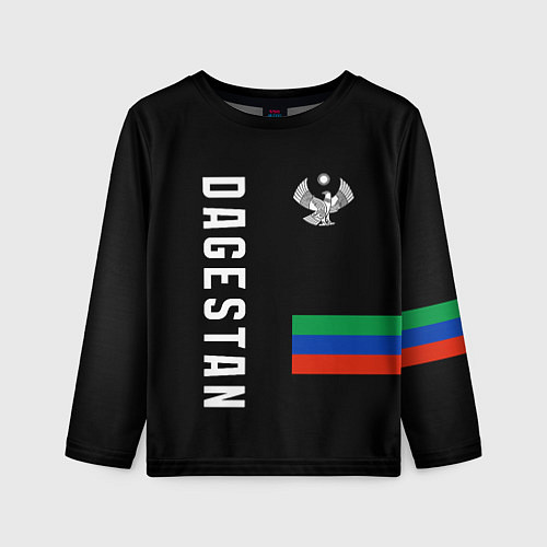 Детский лонгслив Dagestan republic / 3D-принт – фото 1