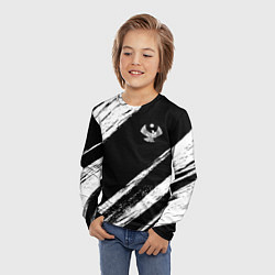 Лонгслив детский Дагестан - брызги, цвет: 3D-принт — фото 2
