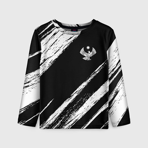 Детский лонгслив Дагестан - брызги / 3D-принт – фото 1