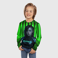 Лонгслив детский Билли Айлиш космический костюм, цвет: 3D-принт — фото 2