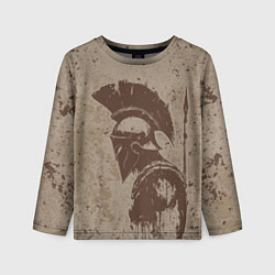 Лонгслив детский Спарта, цвет: 3D-принт