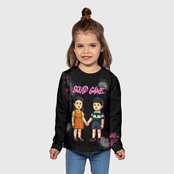 Лонгслив детский Squid game 3 season, цвет: 3D-принт — фото 2