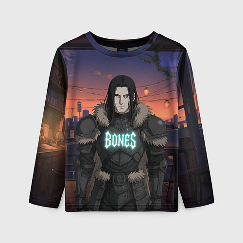 Детский лонгслив Bones в аниме / 3D-принт – фото 1
