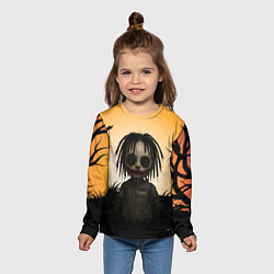 Лонгслив детский Bones кукла Вуду, цвет: 3D-принт — фото 2