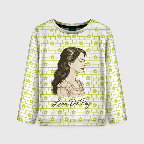 Детский лонгслив Lana Del Rey в ретро стиле / 3D-принт – фото 1