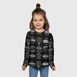 Лонгслив детский Easter holidays, цвет: 3D-принт — фото 2