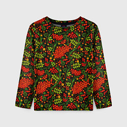 Лонгслив детский Традиционная узорная роспись, цвет: 3D-принт