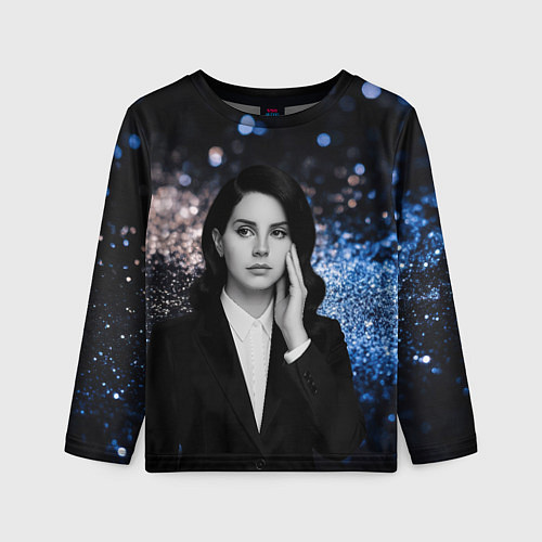 Детский лонгслив Lana Del Rey в костюме / 3D-принт – фото 1