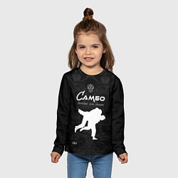 Лонгслив детский Самбо больше чем борьба, цвет: 3D-принт — фото 2