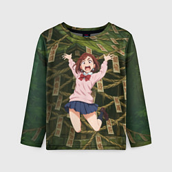 Лонгслив детский Сиратори Айра испуганная в полете, цвет: 3D-принт