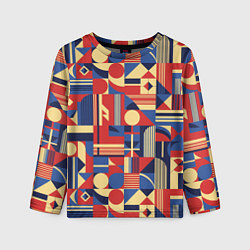Лонгслив детский Геометрический карнавал, цвет: 3D-принт