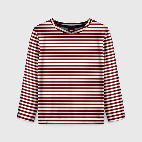 Детский лонгслив Тельняшка спецназовца / 3D-принт – фото 1