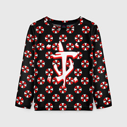 Лонгслив детский Doom x resident evil pattern, цвет: 3D-принт