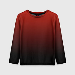 Лонгслив детский Red gradient, цвет: 3D-принт