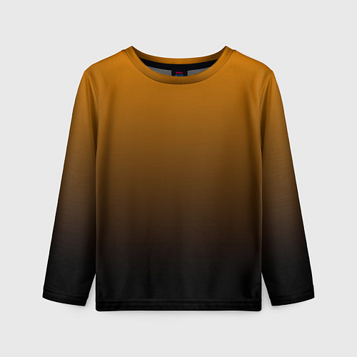 Детский лонгслив Orange gradient / 3D-принт – фото 1