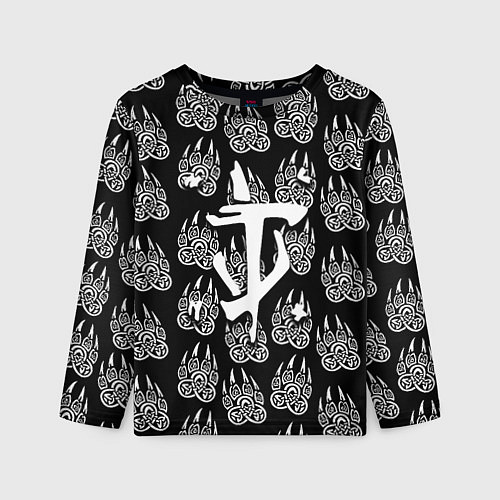 Детский лонгслив Doom хищник леса / 3D-принт – фото 1