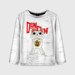 Детский лонгслив Dandadan - манеки неко
