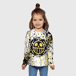 Лонгслив детский Пираты сердца - Ван Пис, цвет: 3D-принт — фото 2