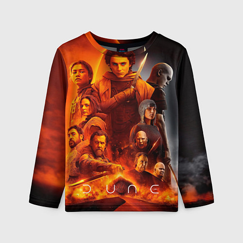 Детский лонгслив Главные герои Dune part two / 3D-принт – фото 1