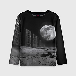 Лонгслив детский Многоэтажки на планете, цвет: 3D-принт