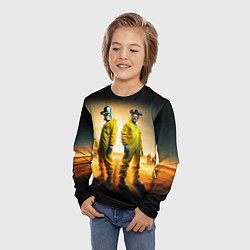 Лонгслив детский Хайзенберг и Бендер пустились во все тяжкие, цвет: 3D-принт — фото 2