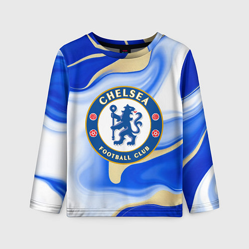 Детский лонгслив Фк Челси / 3D-принт – фото 1