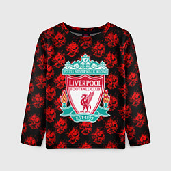 Лонгслив детский Liverpool samurai, цвет: 3D-принт