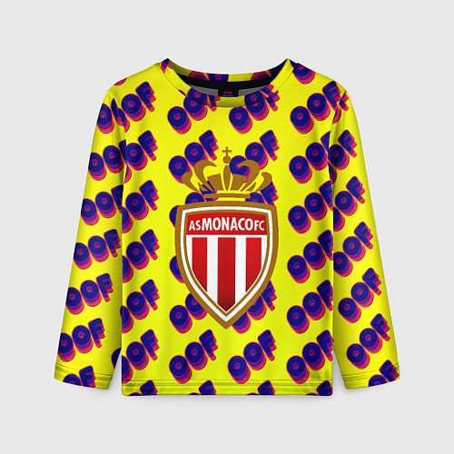 Детский лонгслив Monako off / 3D-принт – фото 1