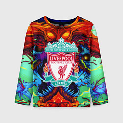Детский лонгслив Ливерпуль монстр