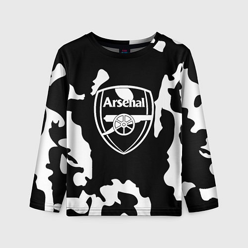 Детский лонгслив Арсенал камуфляжные краски / 3D-принт – фото 1