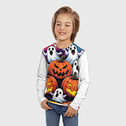 Лонгслив детский Happy Halloween 25, цвет: 3D-принт — фото 2