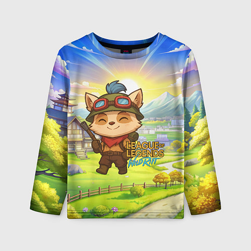 Детский лонгслив League of legends Тимо / 3D-принт – фото 1