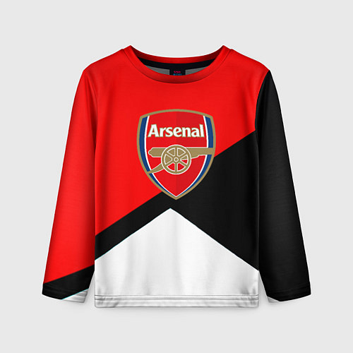 Детский лонгслив Arsenal geometry sport / 3D-принт – фото 1