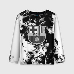 Детский лонгслив Juventus белый дым