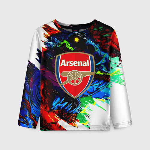 Детский лонгслив Arsenal monster / 3D-принт – фото 1
