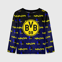 Детский лонгслив Borussia ninja x fortnite