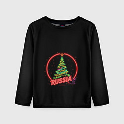 Лонгслив детский New year, цвет: 3D-принт